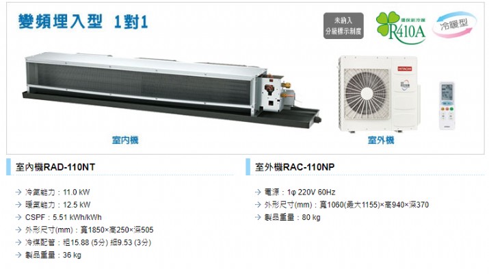 RAD-110NT/RAC-110NP
