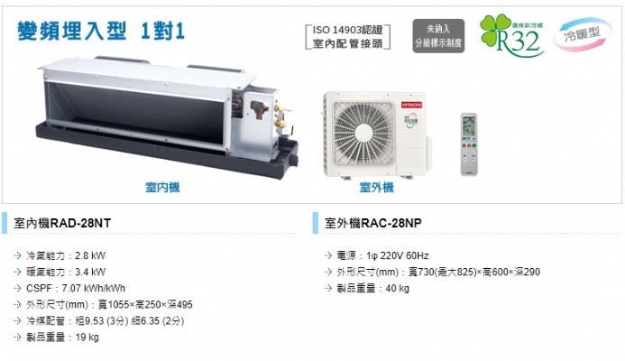 RAD-28NT/RAC-28NP